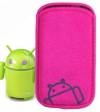 Pink Case Phone Sleeve Pouch Jacket for Android Mobile Phones Pink Case Phone Sleeve Pouch Jacket for Android Mobile Phones